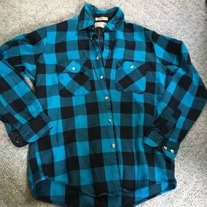 Blue Plaid Flannel